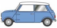 43MIN024 Oxford Diecast Austin Cooper S Mini Island Blue/Snowber